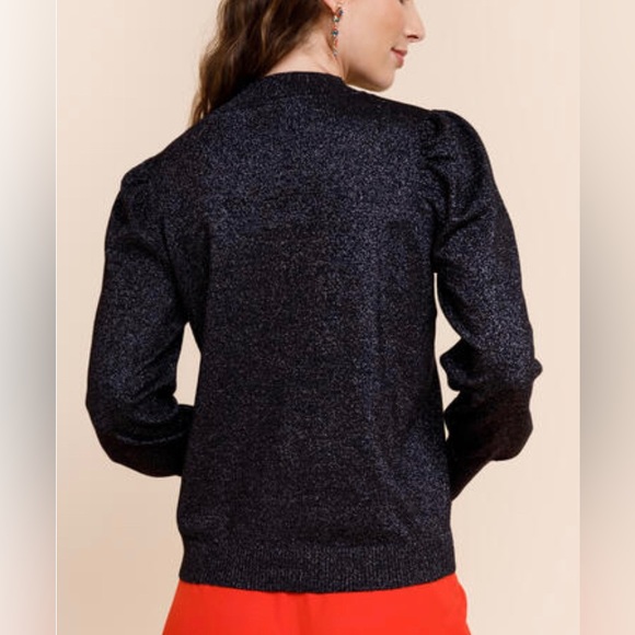 Francesca’s Collections Puff Sleeve Sweater by Studio 19. - Picture 4 of 6